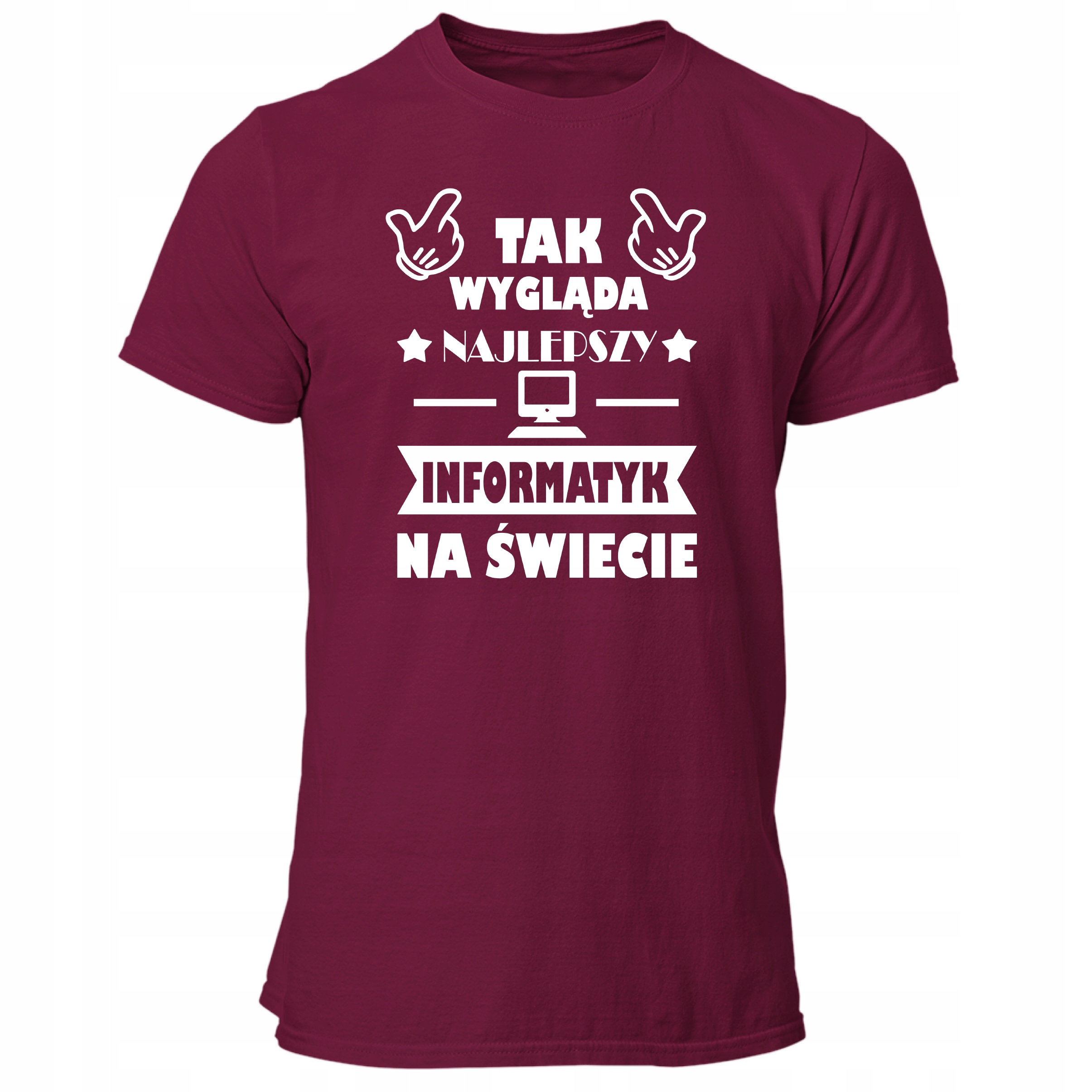 

Koszulka Męska Tak Wygląda Najlepszy Informatyk
