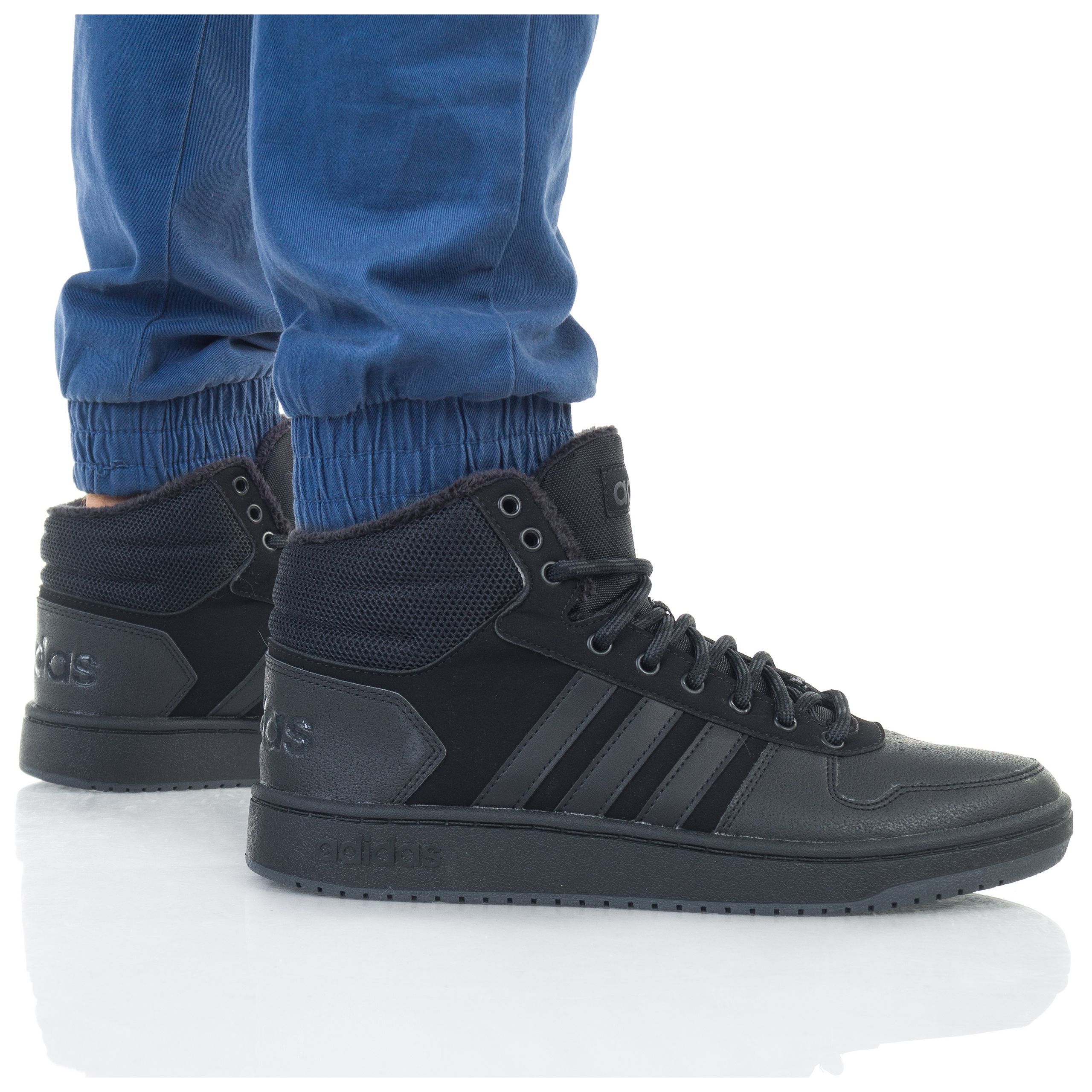 

Buty Adidas Męskie Hoops 2.0 MID B44621 Czarne