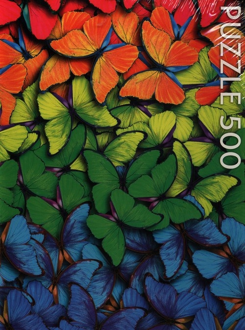 

Puzzle Rainbow Butterflies 500 elementów
