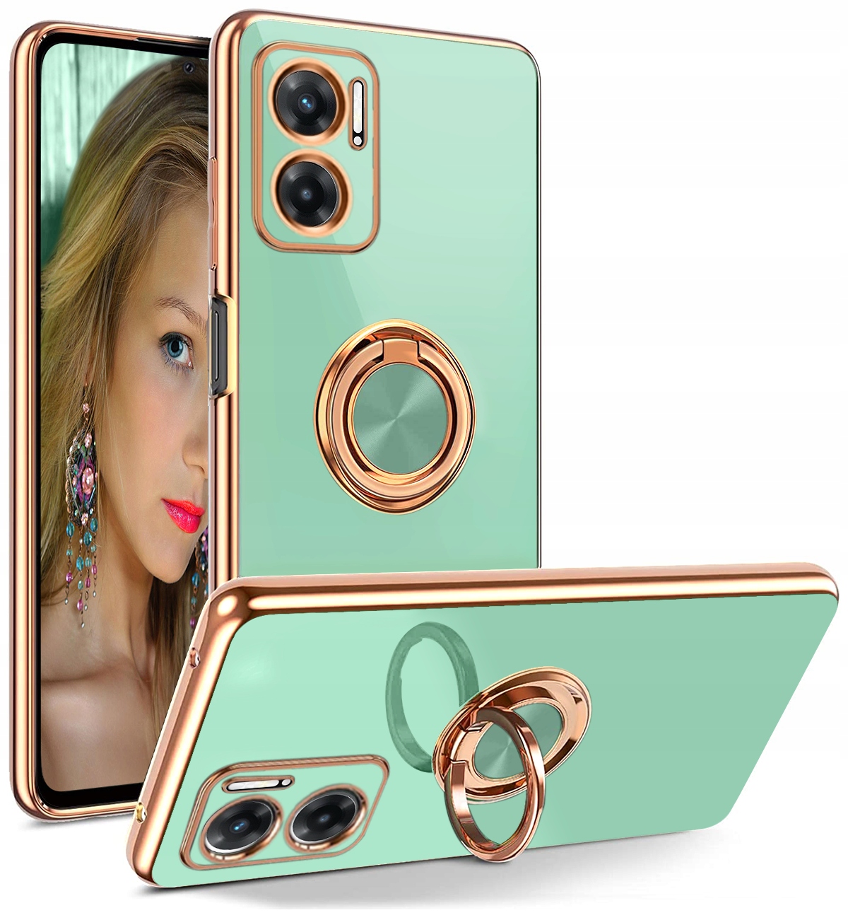 

Etui do Xiaomi Redmi 10 5G Silicone Ring Szkło