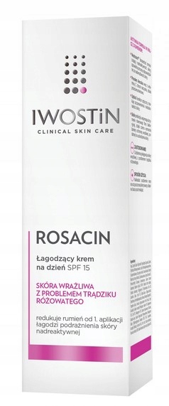 

Iwostin Rosacin Łagodzący krem na dzień SPF15 40ml