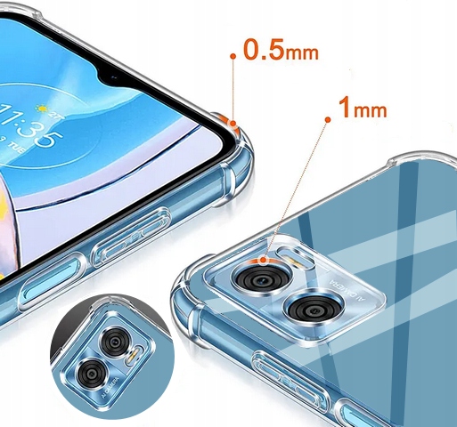 Etui SHOCK do MOTOROLA MOTO E22 / E22i + SZKŁO 9D Marka Inna