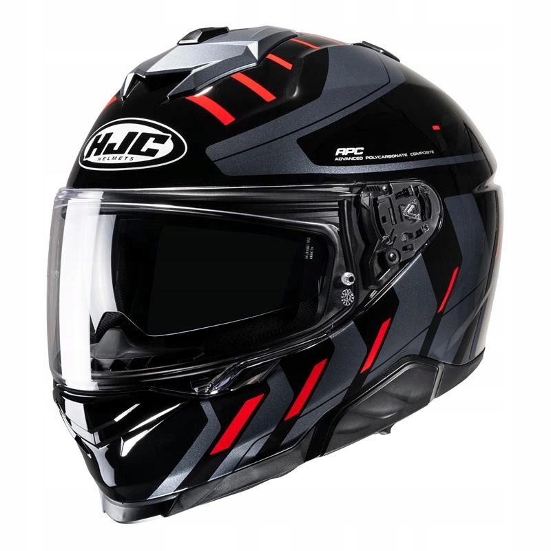 Motocyklová prilba Hjc I71 Simo Black/red čierna červená pinlock Darčeky