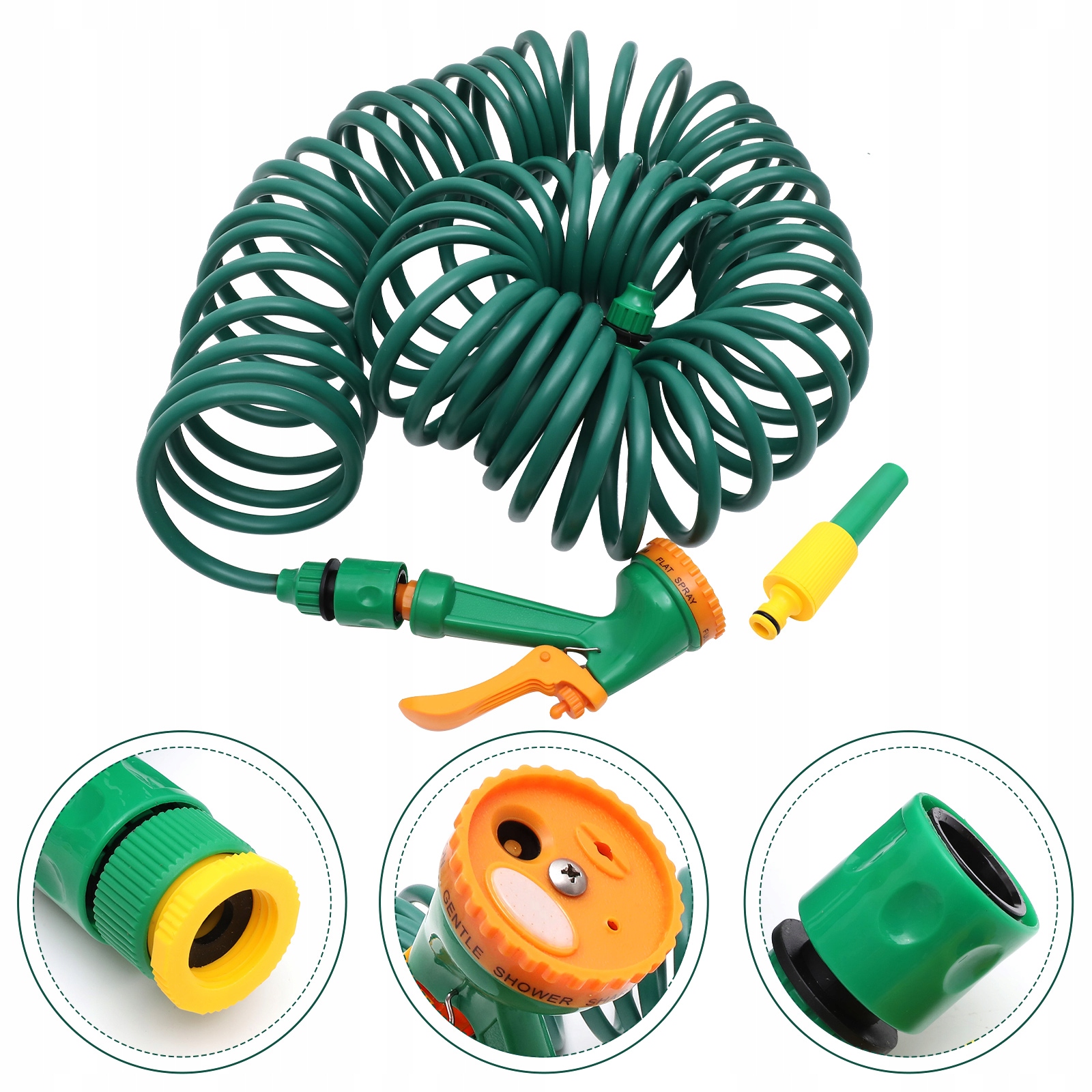 WĄŻ OGRODOWY Z KRĘCONYM WĘŻEM WODNYM WĄŻ DO PODLEWANIA Producent Inny