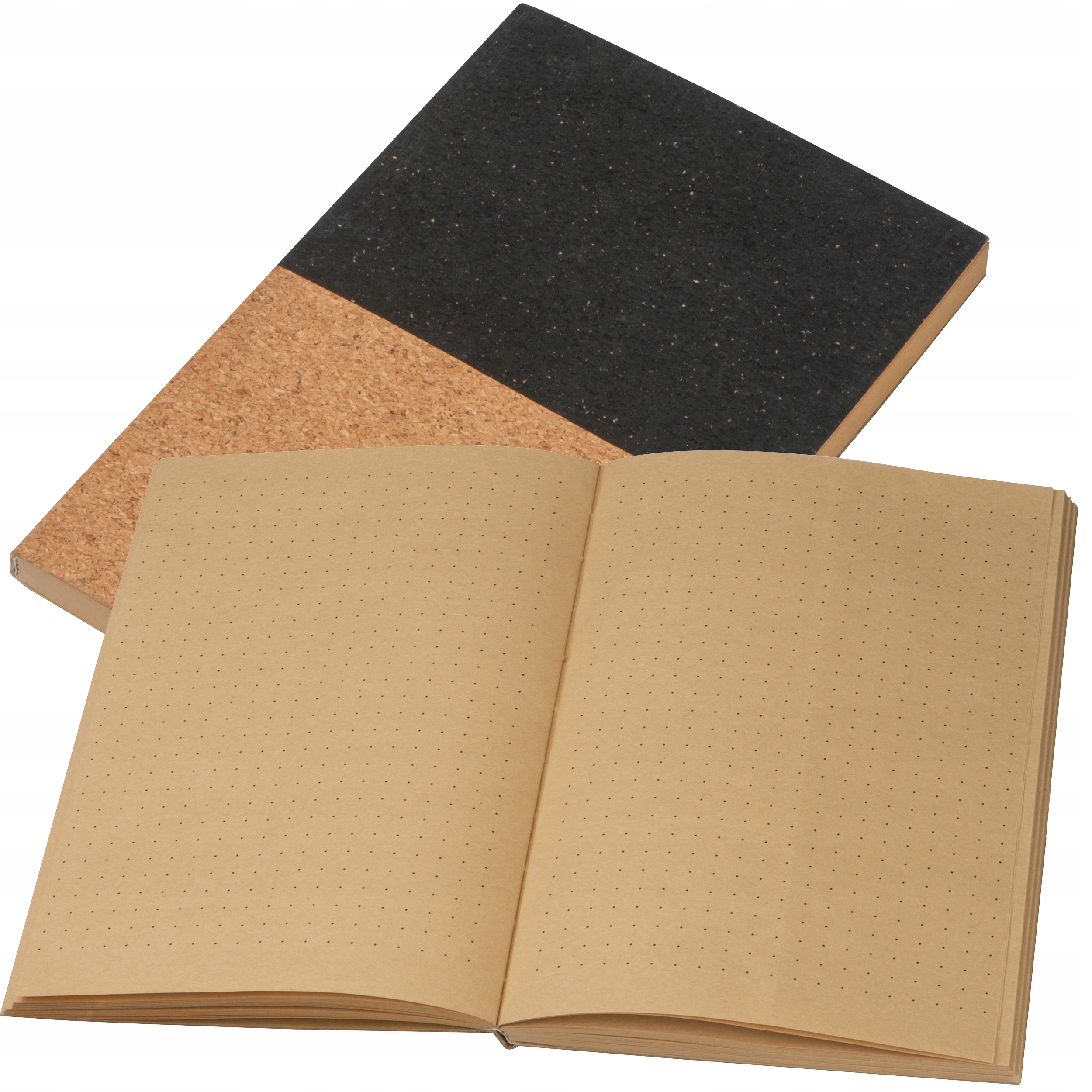 NOTES ZESZYT W KROPKI KORKA A5 160 STRON