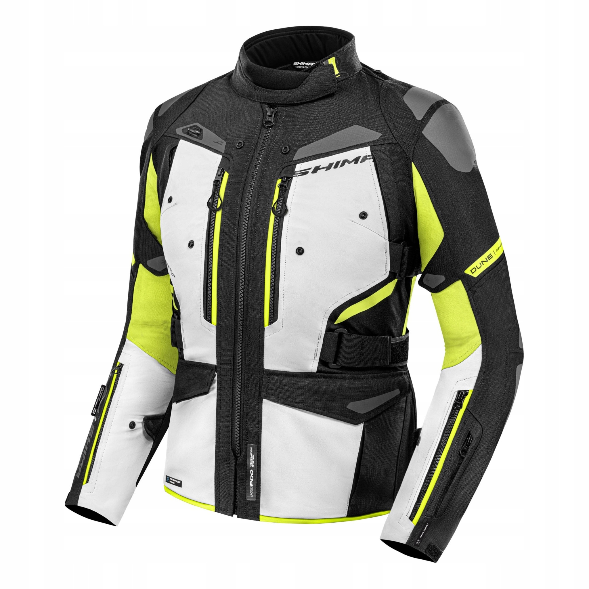 Dámska turistická motocyklová bunda Shima Dune Lady Fluo XL