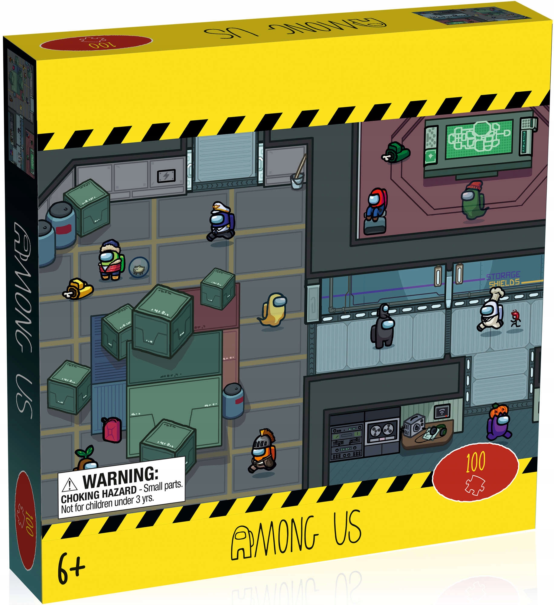 AMONG US PUZZLE IMPOSTOR 100 ELEMENTÓW