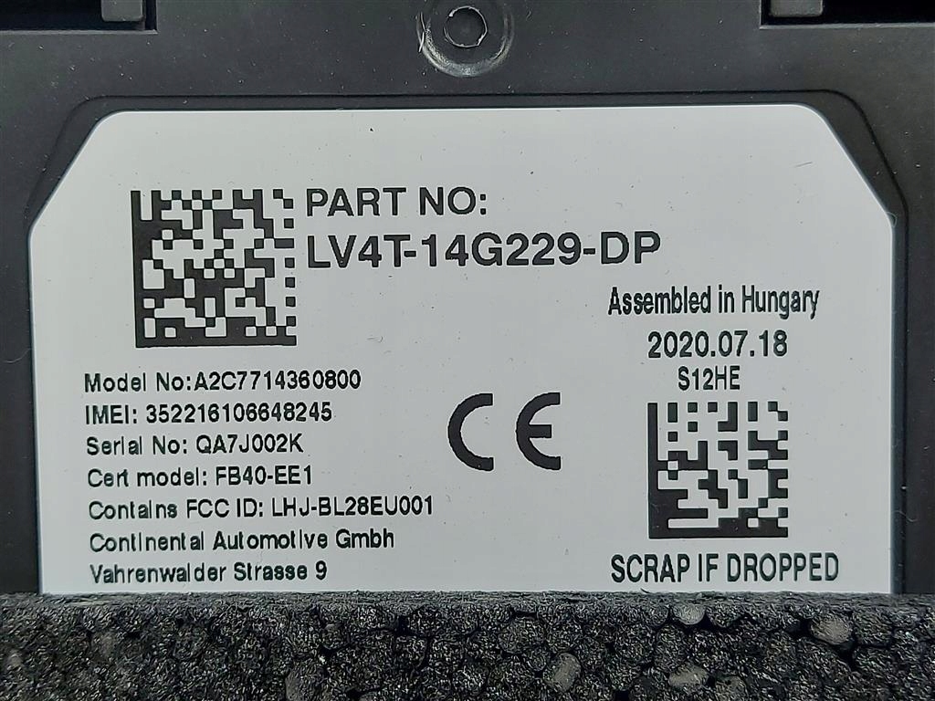 Interfejs moduł Interface Ford Kuga MK3 Escape 2020- Wersja Europejska