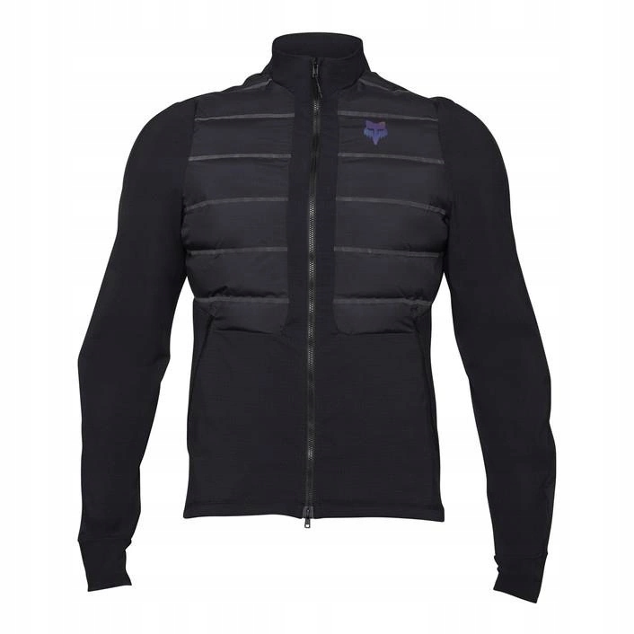 Cyklistická bunda Fox Flexair Fire Hybrid Lunar Black černá