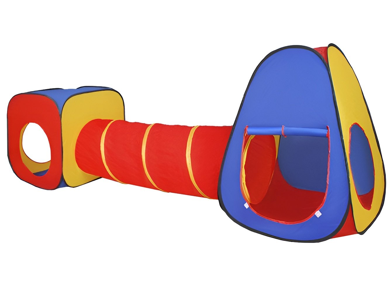 NAMIOT DLA DZIECI TUNEL SUCHY BASEN IGLO DUŻY DOMEK KOSZ NA PIŁECZKI 3 W 1 Akcesoria w zestawie pokrowiec tunel
