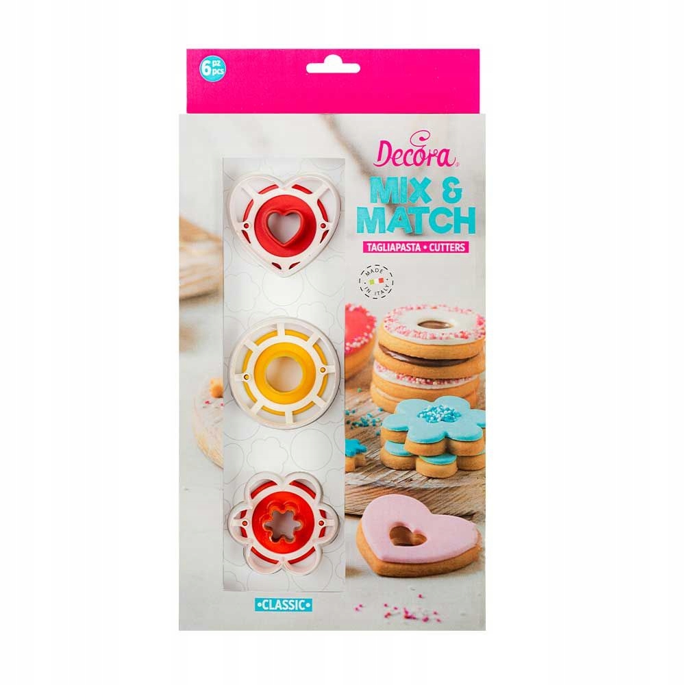 

Foremki wykrawacze do ciastek Mix & Match 6szt