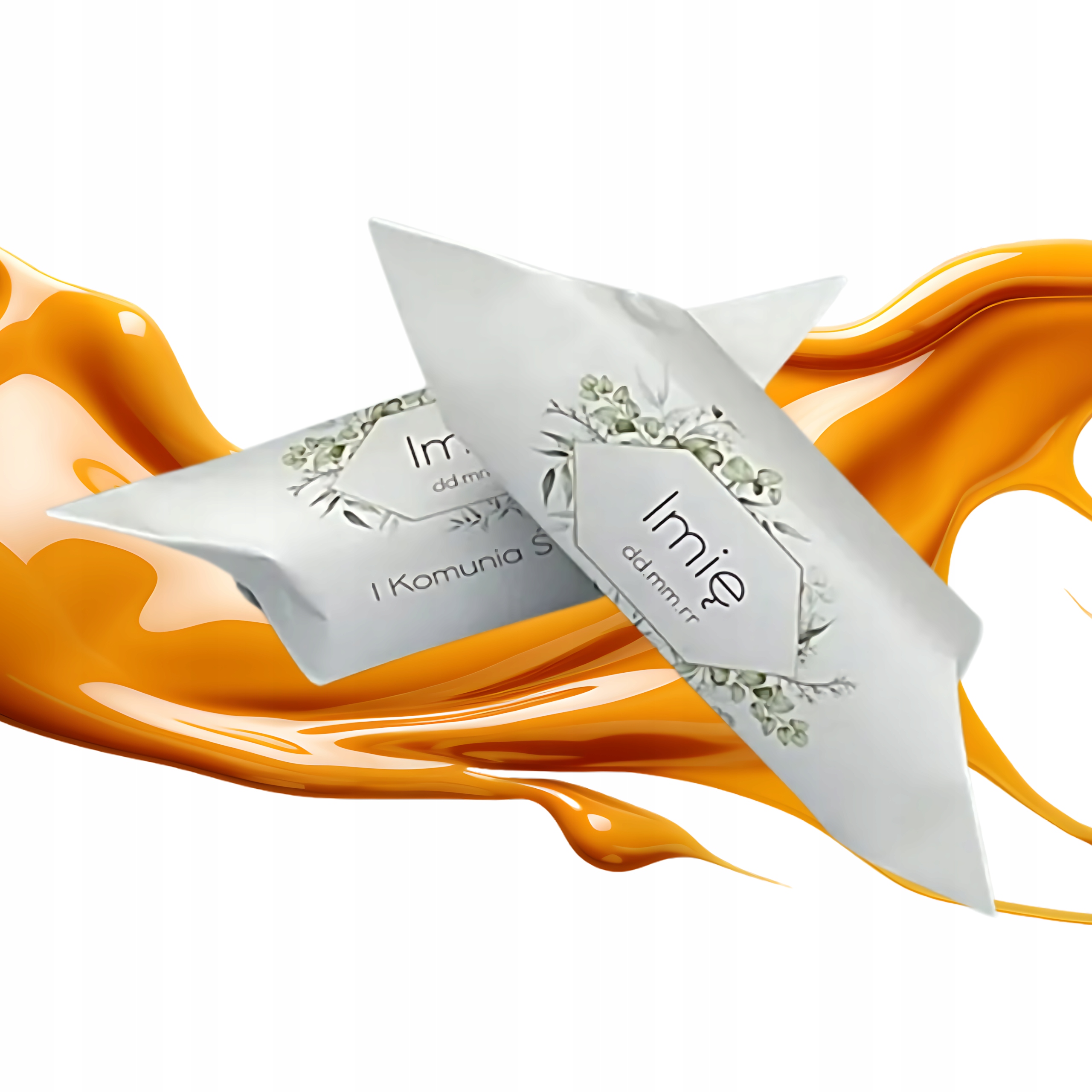 Bonbóny Krówki K Prvnímu Svatému Přijímání 3 kg Poděkování hostům Personalizované máslové lžičky