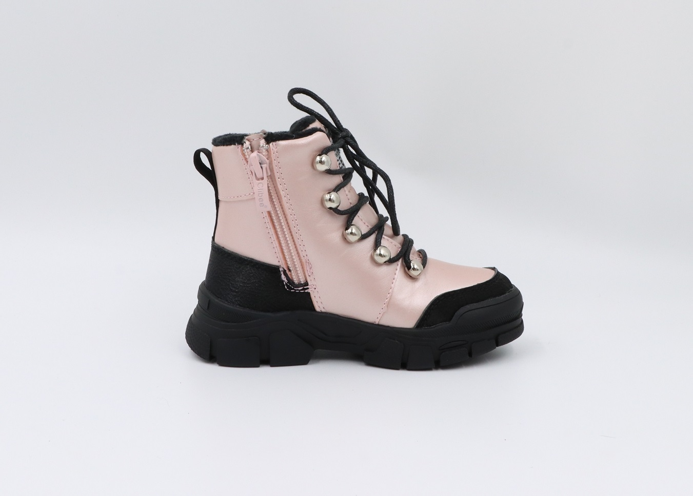 Buty zimowe ocieplane śniegowce dziecięce kozaki dziewczęce H-299 r31 Kolor różowy