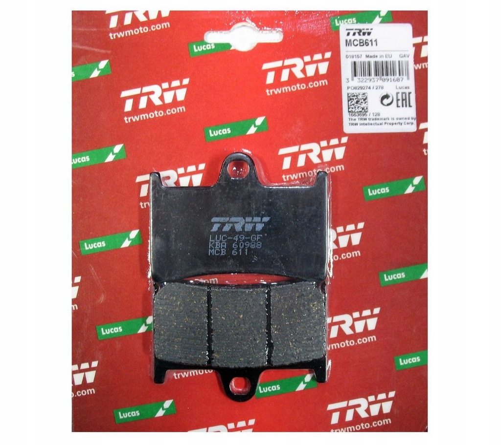 KLOCKI HAMULCOWE PRZEDNIE YAMAHA TDM 900