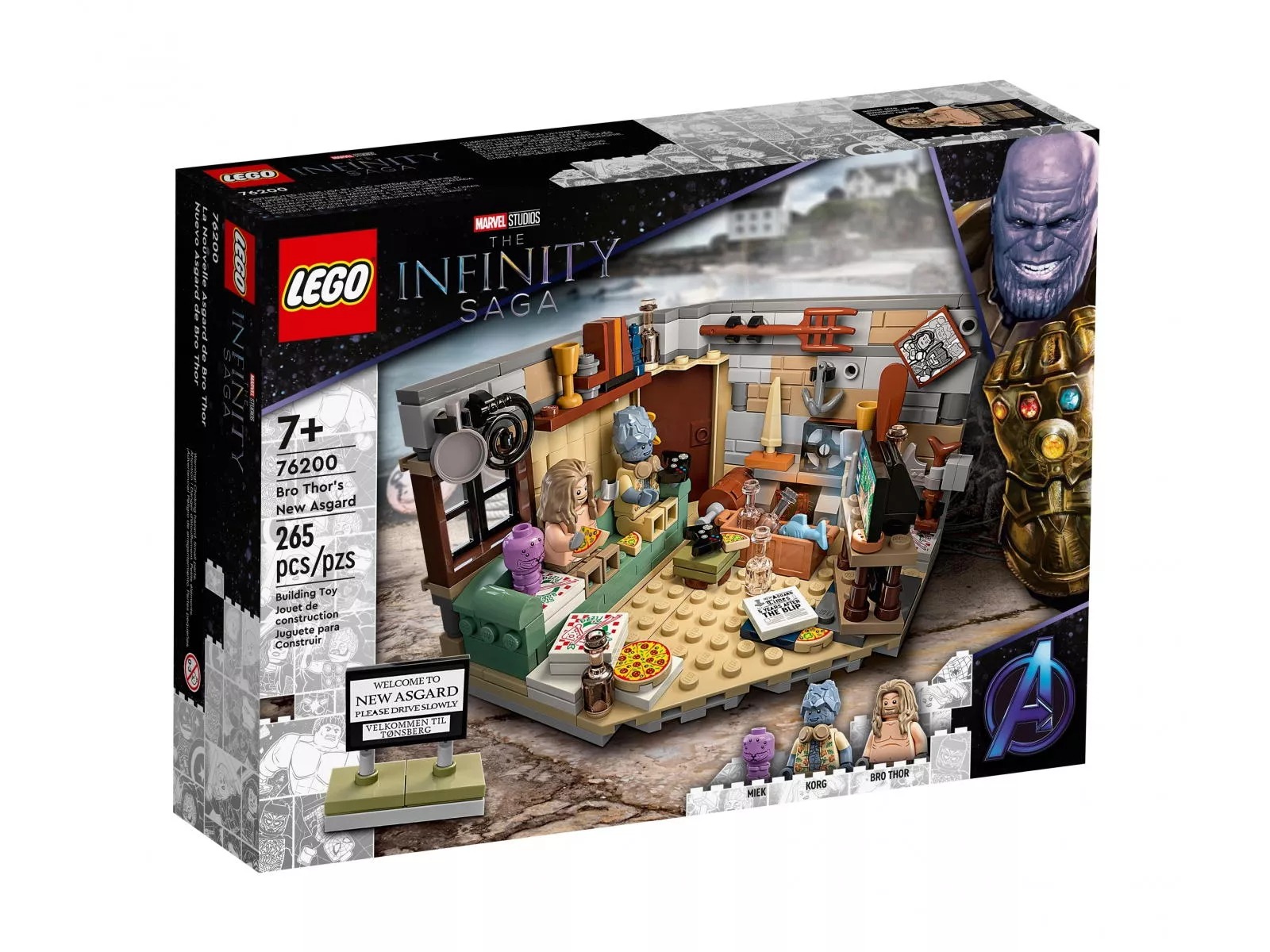

76200 Lego Nowy Asgard Grubego Thora