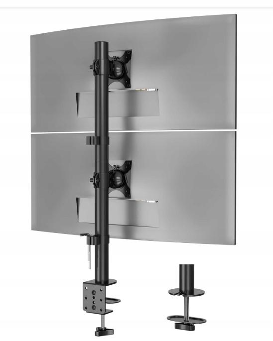 Uchwyt Biurkowy na 2 Monitory Bontec 13–34” do 10kg Regulowany MDM002A