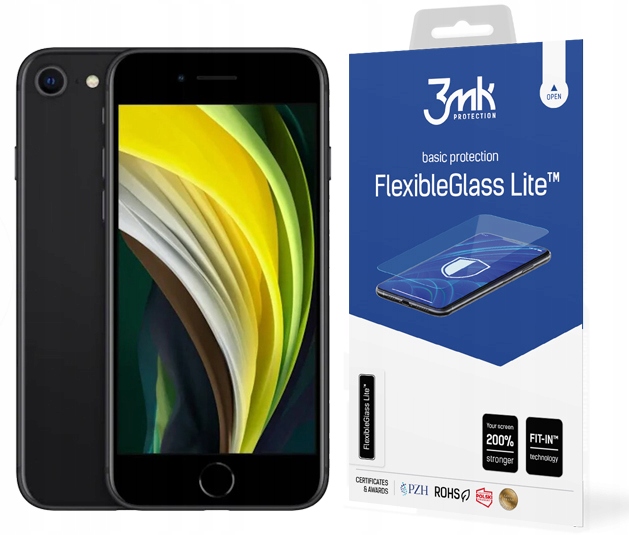 

3MK Flexible Glass Lite do iPhone Se 2020 Szkło