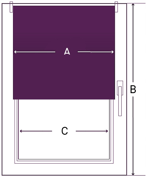 ROLETA DZIEŃ i NOC MINI ROLETY 72 x 150 cm Długość 150 cm