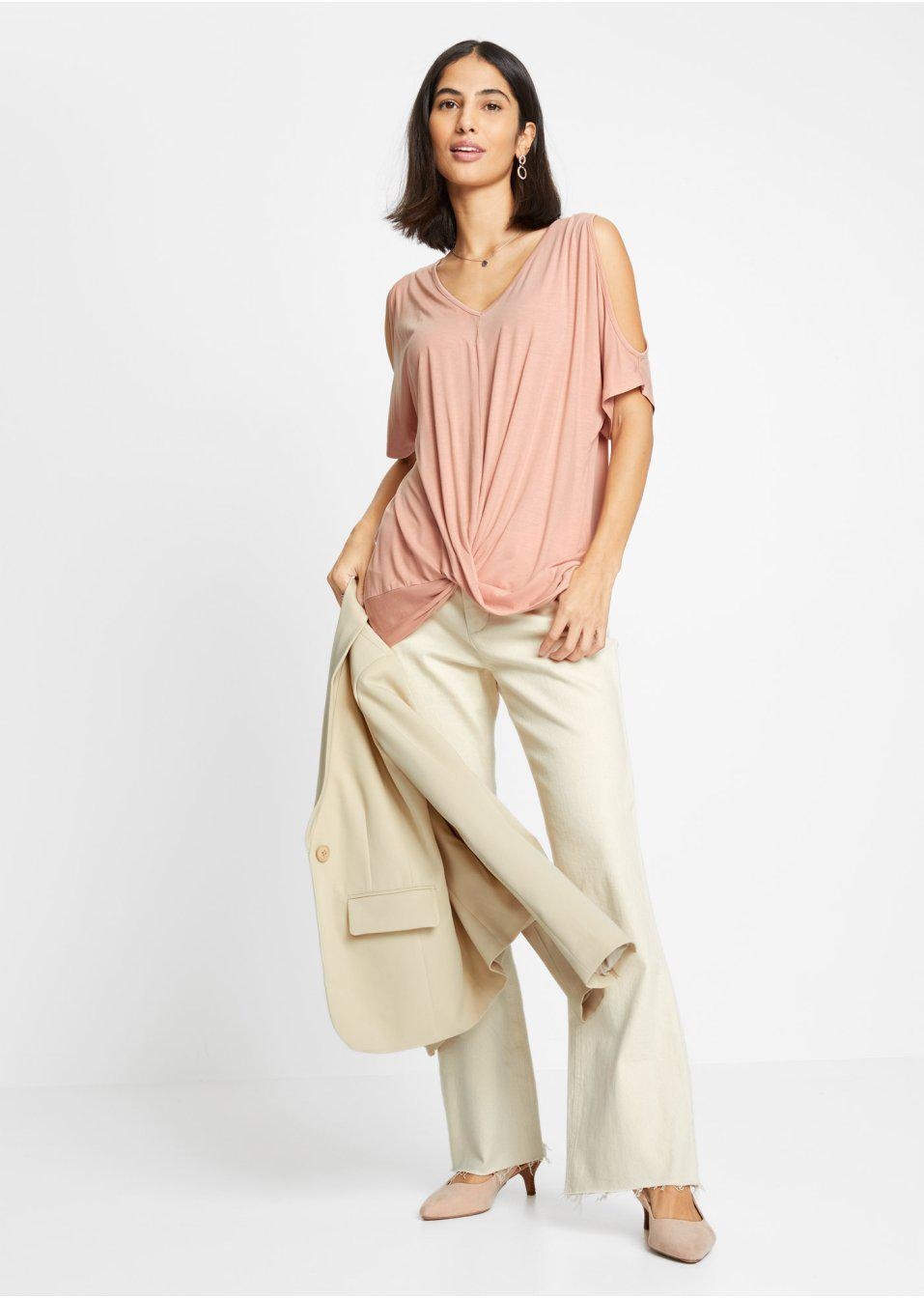 KOSZULKA Z KRÓTKIM RĘKAWKIEM BONPRIX 36/38 Marka Bonprix