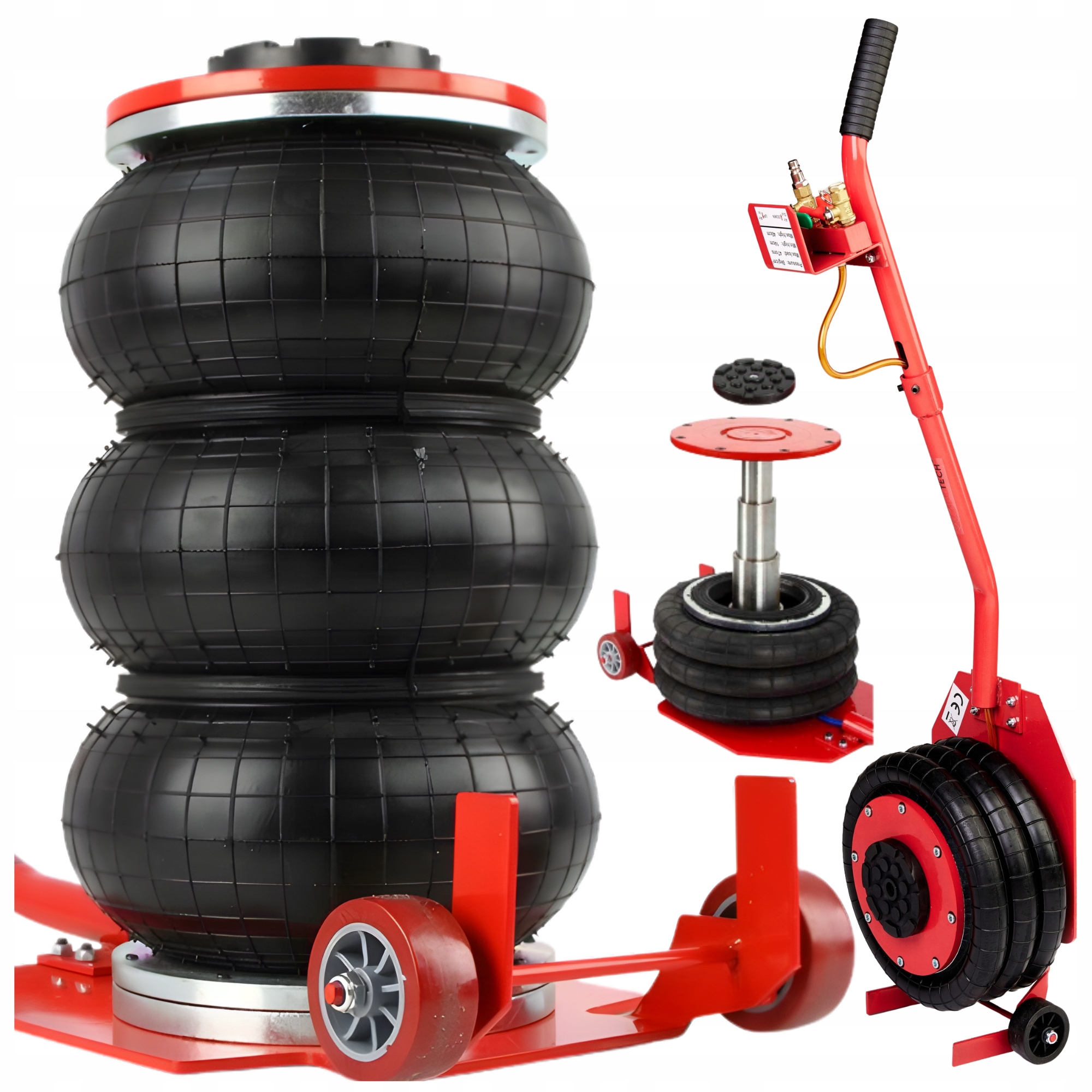 pneumatický vankúšový zdvihák automobilový Vankúš 3.5T žaba 15-40 cm