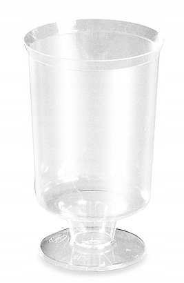 

Kieliszki plastikowe na stopce 170 ml 10 sztuk