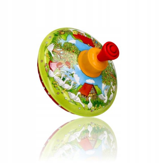 zabawka bączek do kręcenia metalowy Bohater / Bajka brak