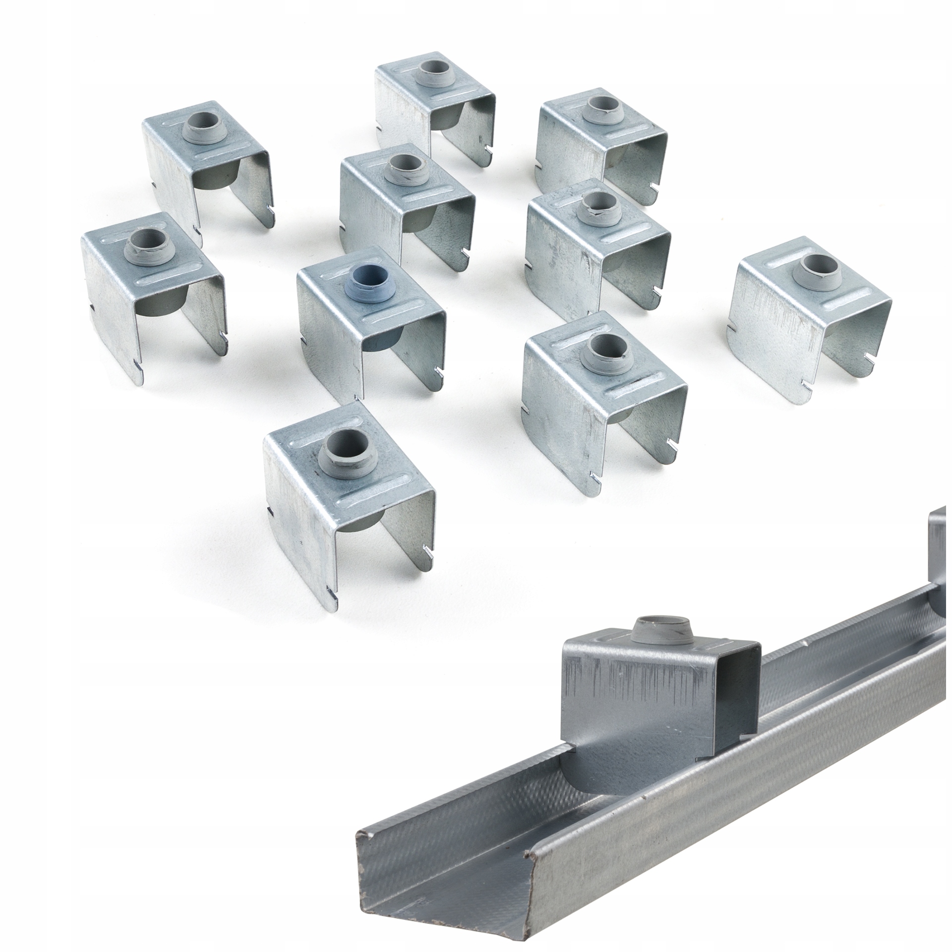 Upevňovacie prvky pre profily CD 60 mm a dosky Gk neprenášajúce hluk 30 kg