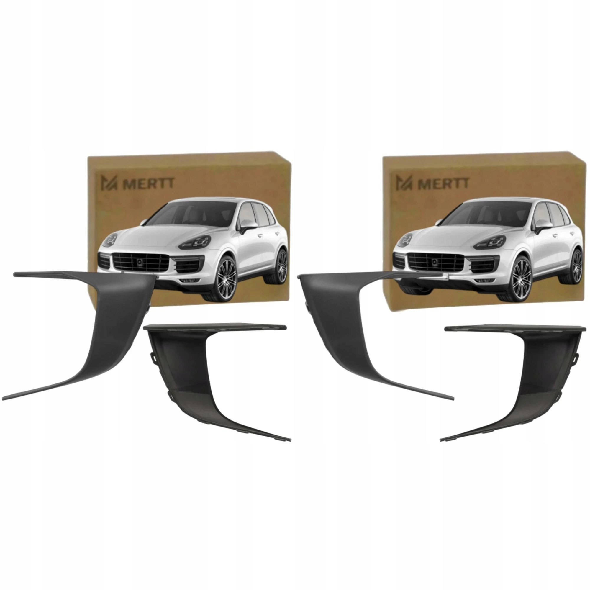 Porsche Cayenne 958 Fl 2015-2017 Mřížka Nárazníku Dekor Atrapa Pravá Levá