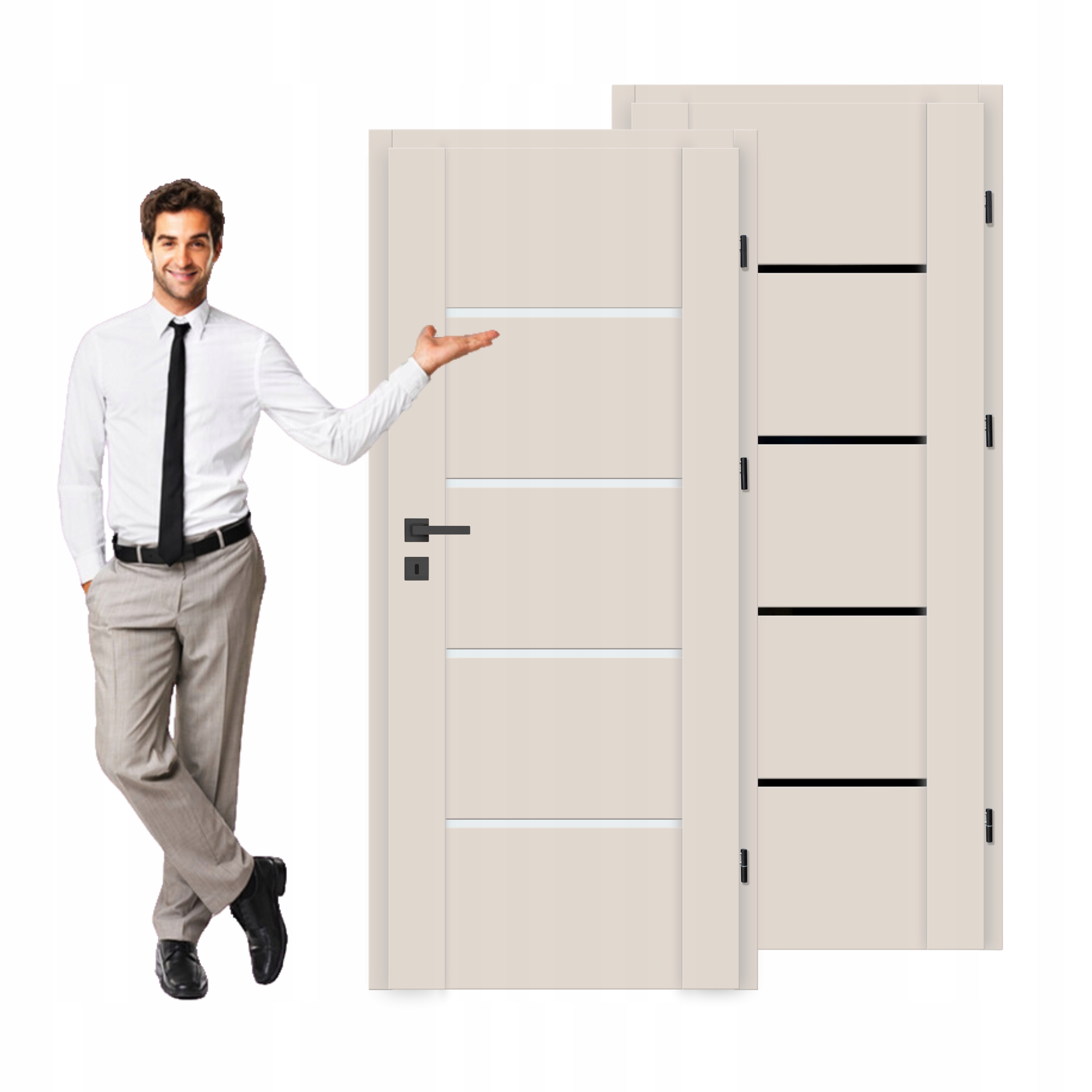 Interiérové dveře Lento s možností zárubně Ramowe Premium plné Mdf