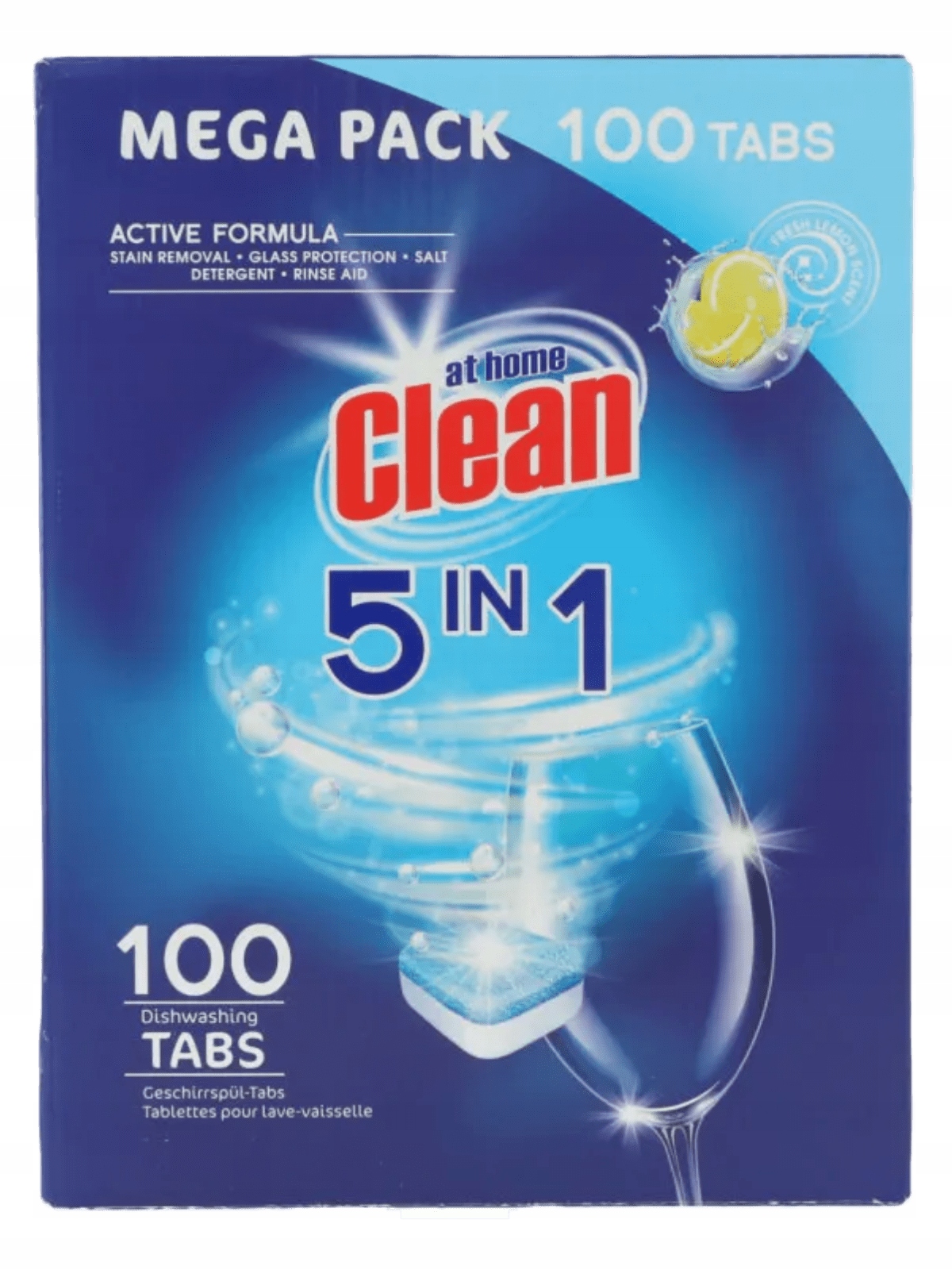 

At Home Clean tabletki do zmywarki 100szt 5in1