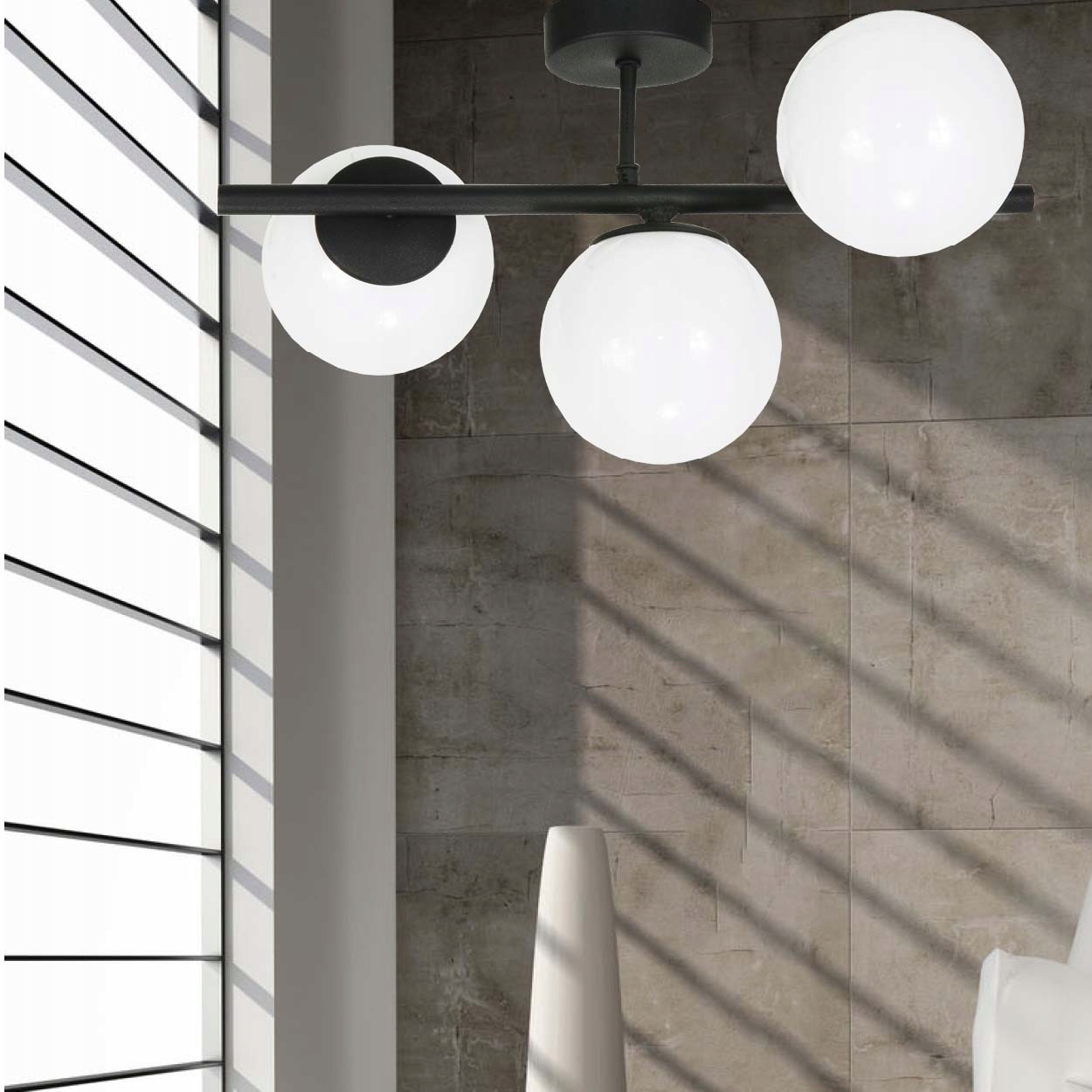 LAMPA WISZĄCA SUFITOWA ŻYRANDOL SZKLANE KULE LED Kod producenta 13-807 TITAN