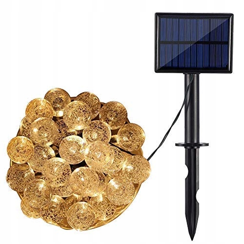 AGM Solarna Girlanda 50 LED Kule Wodoodporna Oświetlenie Ogrodowe — miniatura 7
