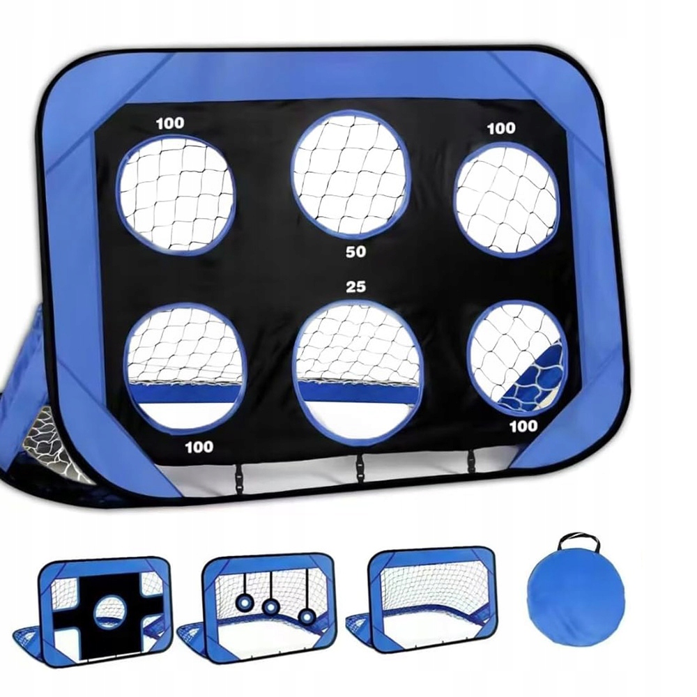 Bramka Piłkarska Przenośna Zestaw Do Treningu Celności