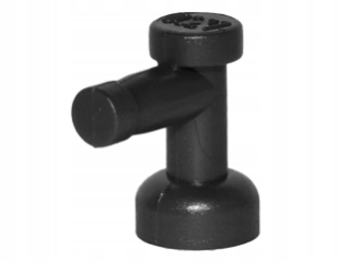 

Lego 4599b Kran zawór tap 1x1 czarny 10szt