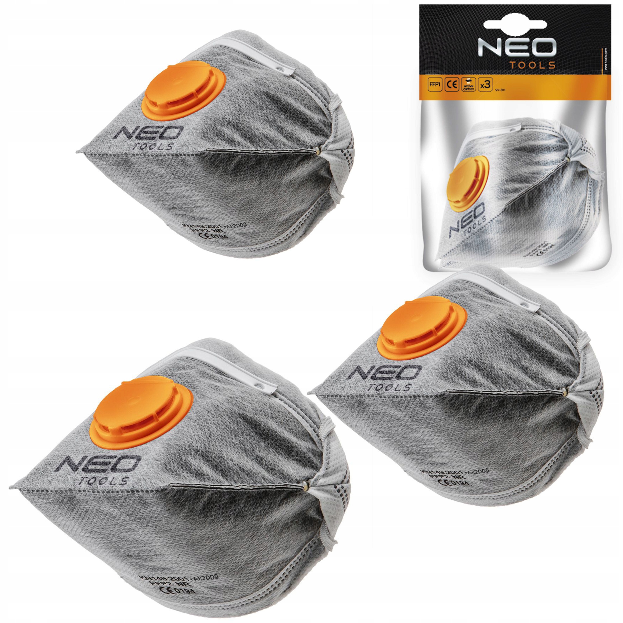 

Neo Tools Półmaska Przeciwpyłowa FFP1 3SZT. 97-311