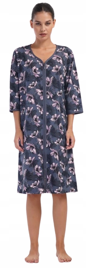 Velký Župan Na Zip, Tenký Bavlněný Župan, Velká Velikost, Župan 6XL