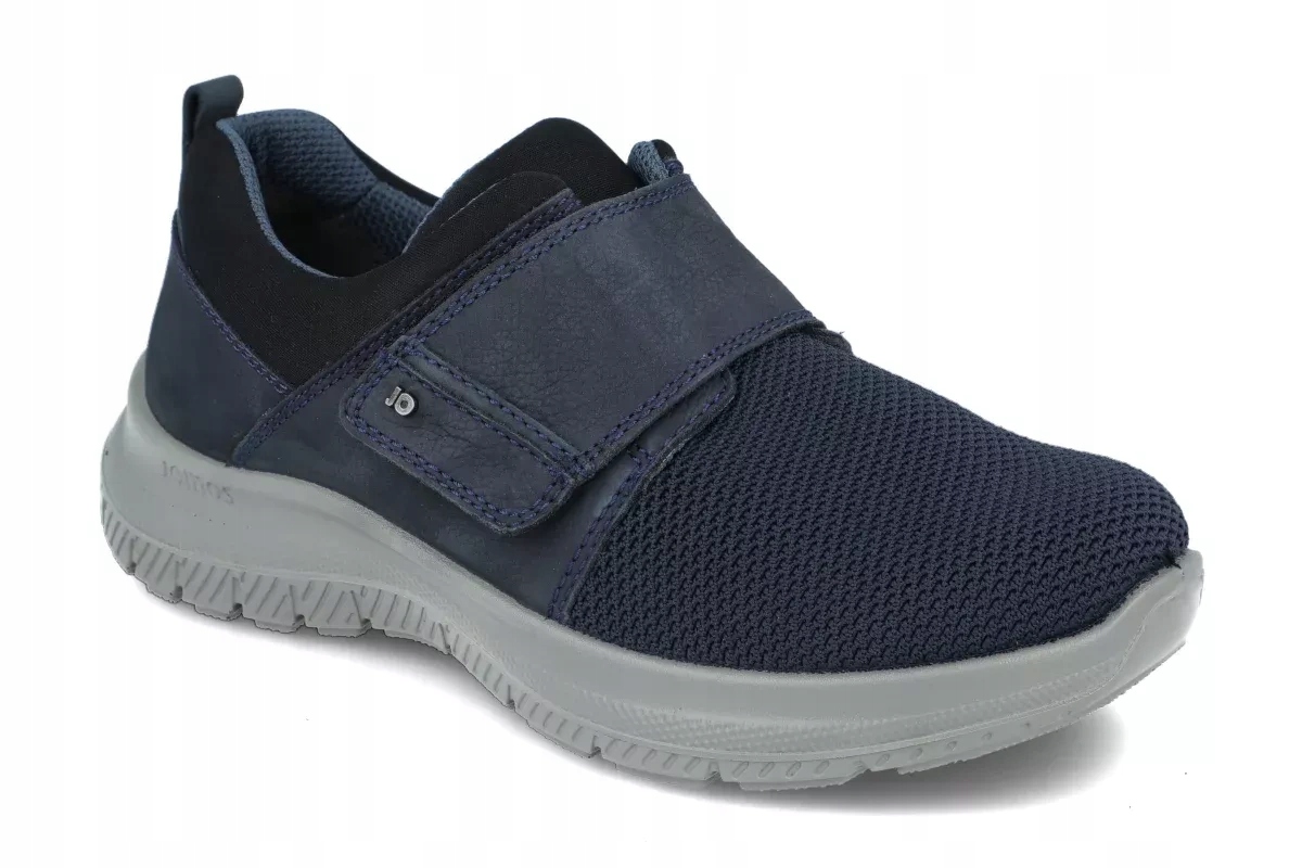 Polobotky na suchý zip Jomos 330397 modré na široké nohy, tuhost H R49