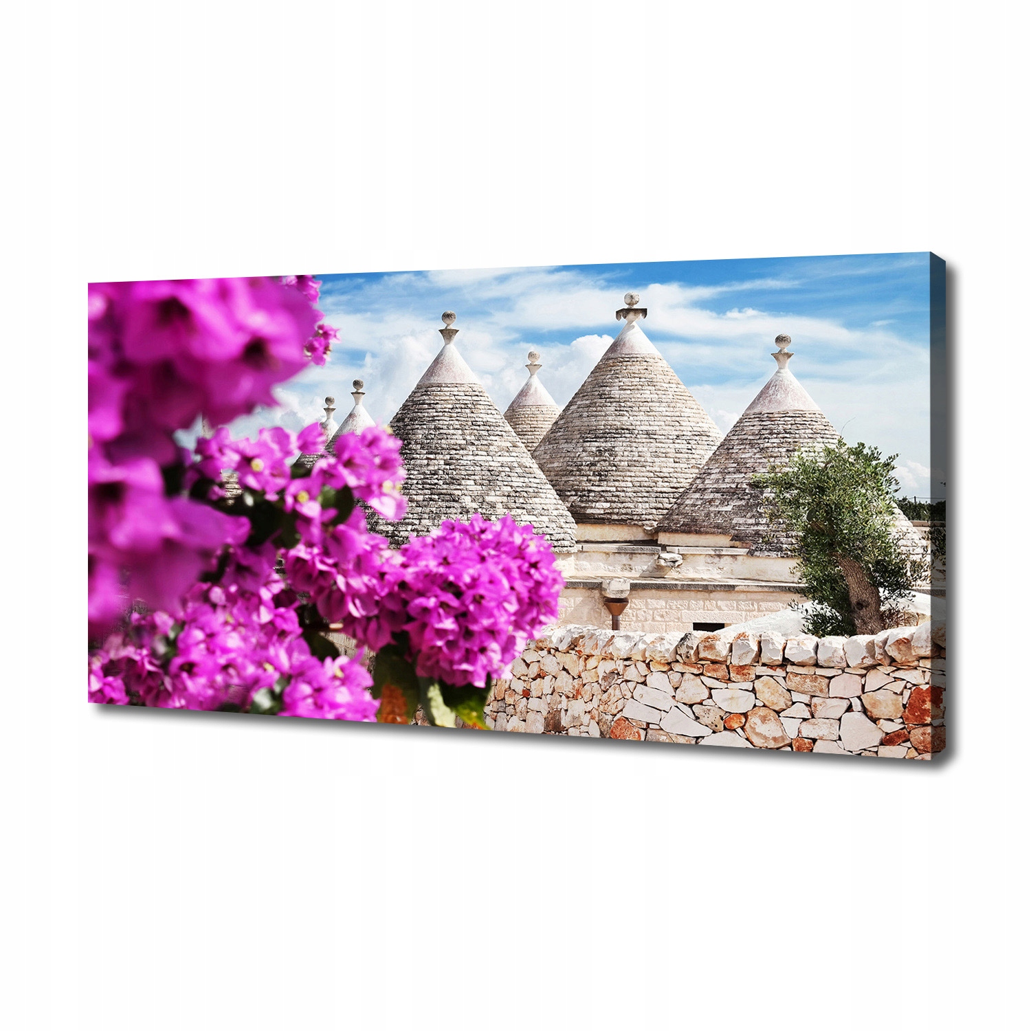 

Foto obraz canvas na ścianę Domy trulli 140x70 cm