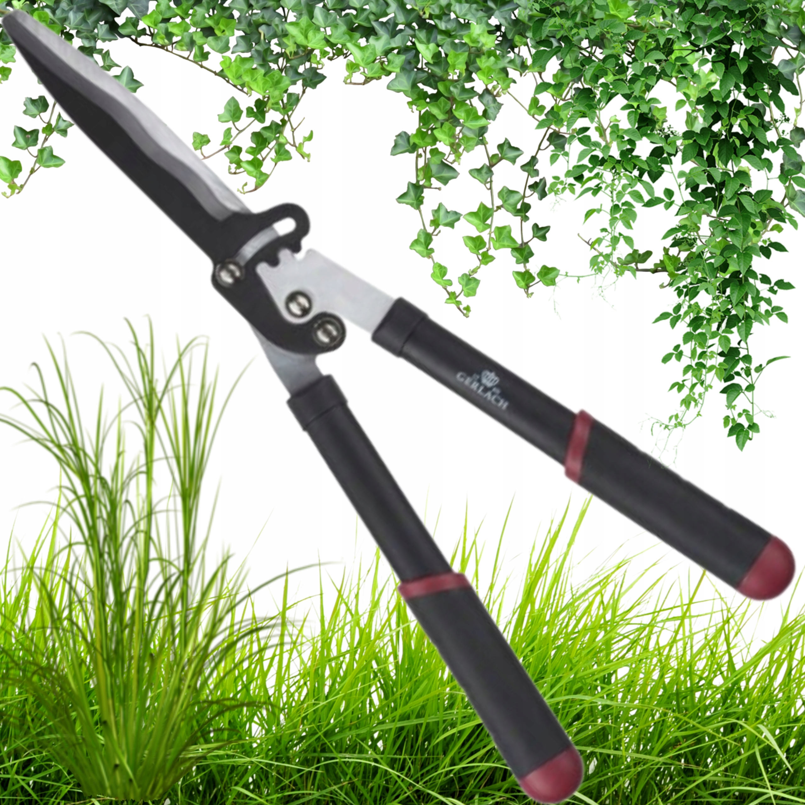 Sekator Nożycowy Ostry Gerlach Nożyce Dwuręczne Do Żywopłotu Ogrodowe Solid