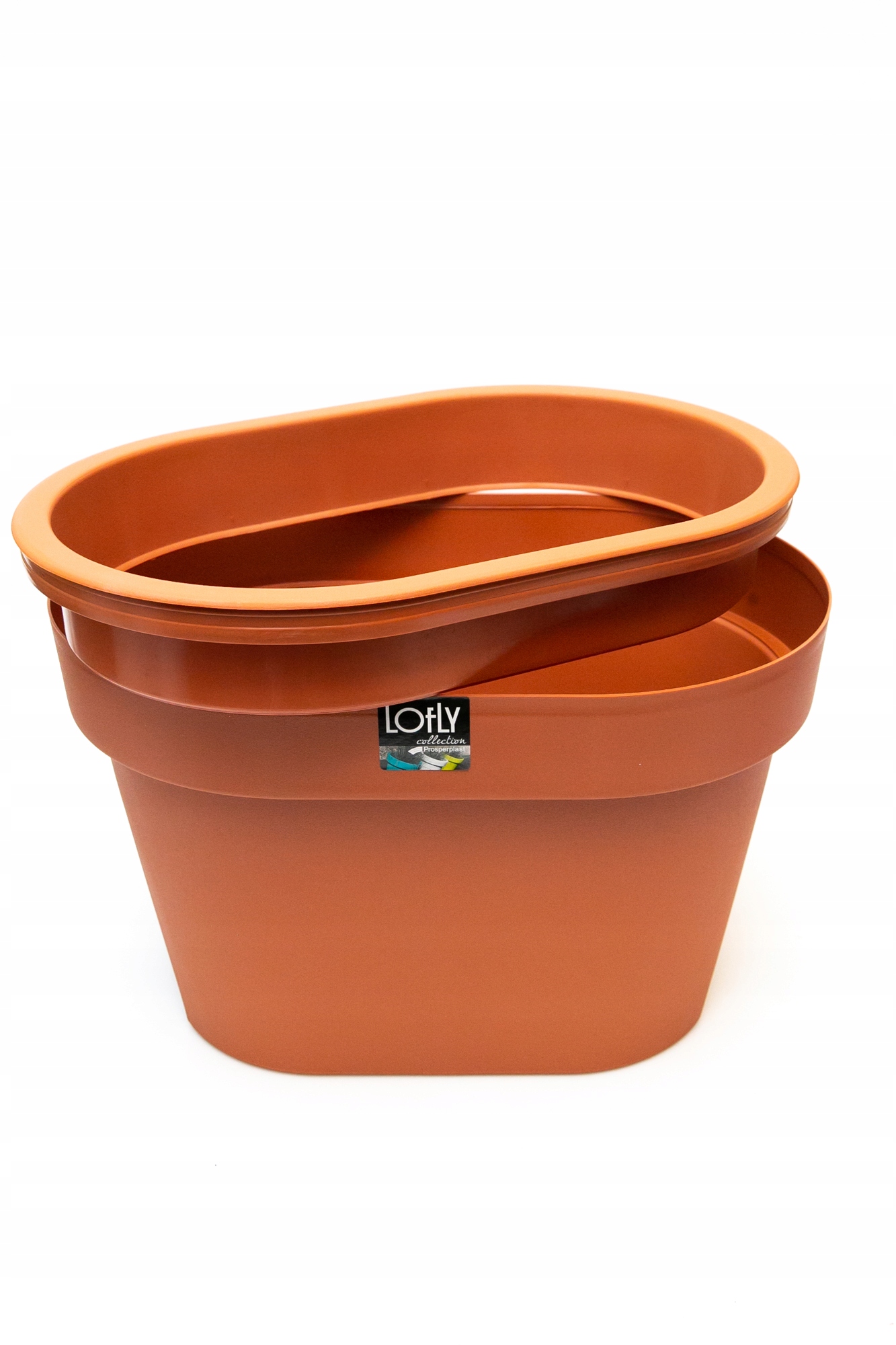 DONICZKA NA BALUSTRADĘ BALKON LOFLY 40CM TERAKOTA Kod producenta DLOFR400-R624