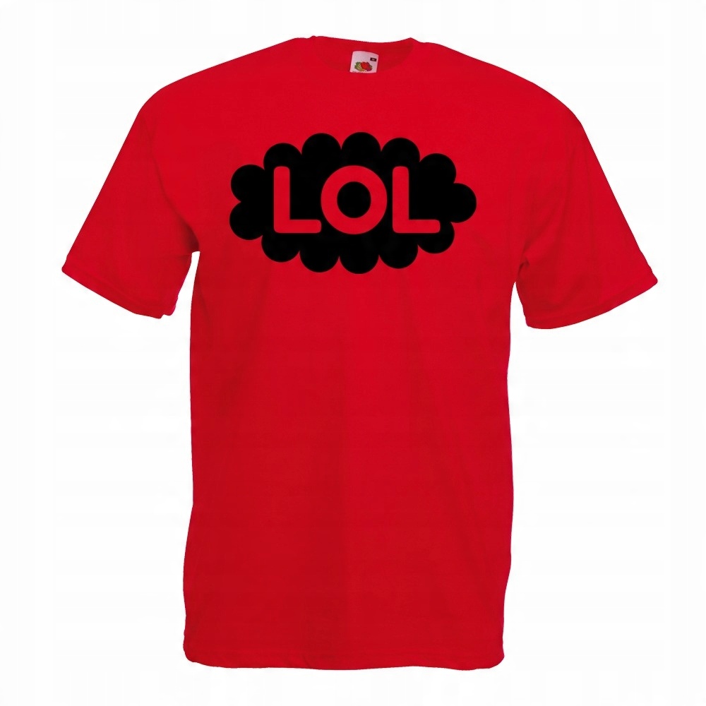 

Koszulka lol laughing out loud napis XXL czerwona