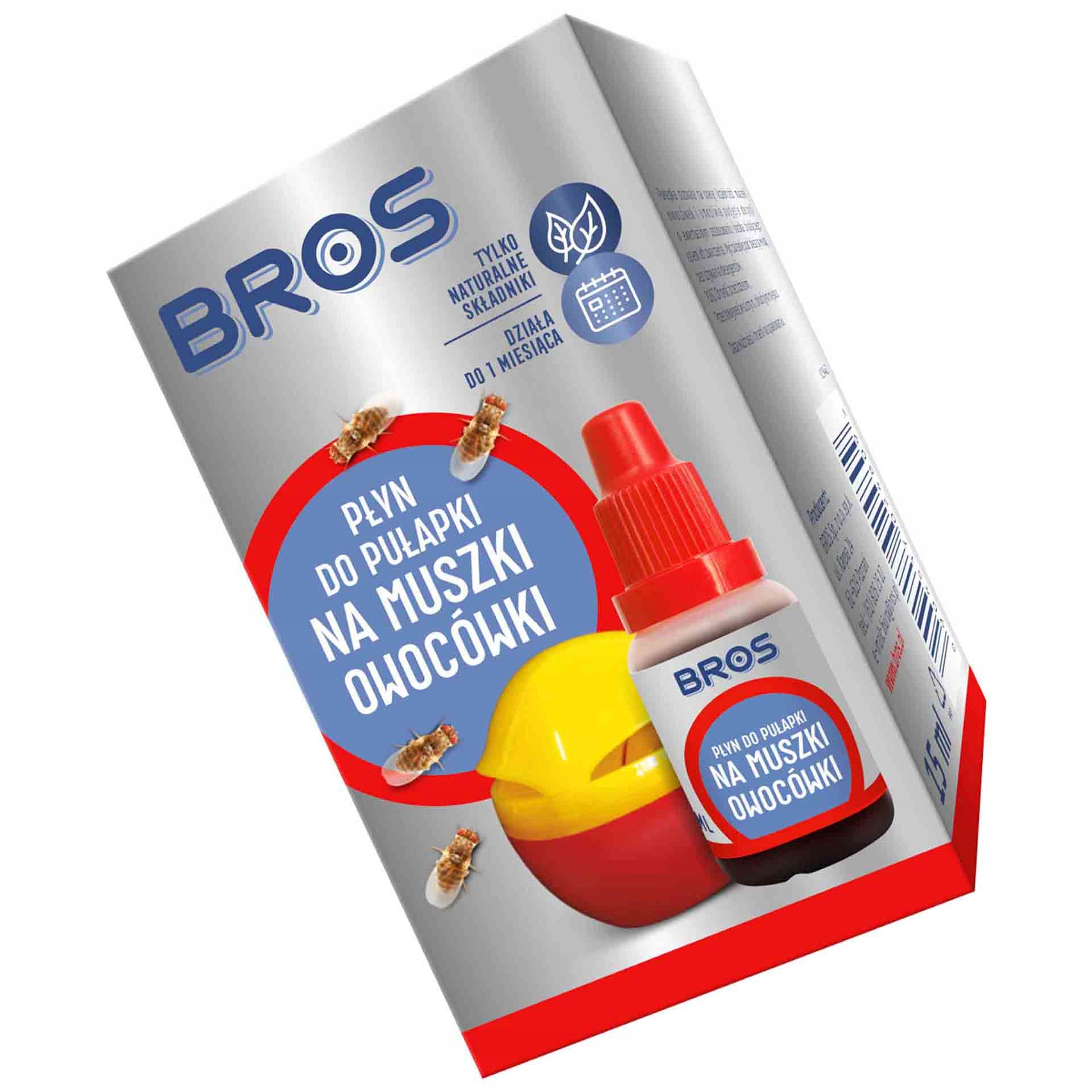 

Bros Płyn Do Pułapki Na Muszki Owocówki 15 ml