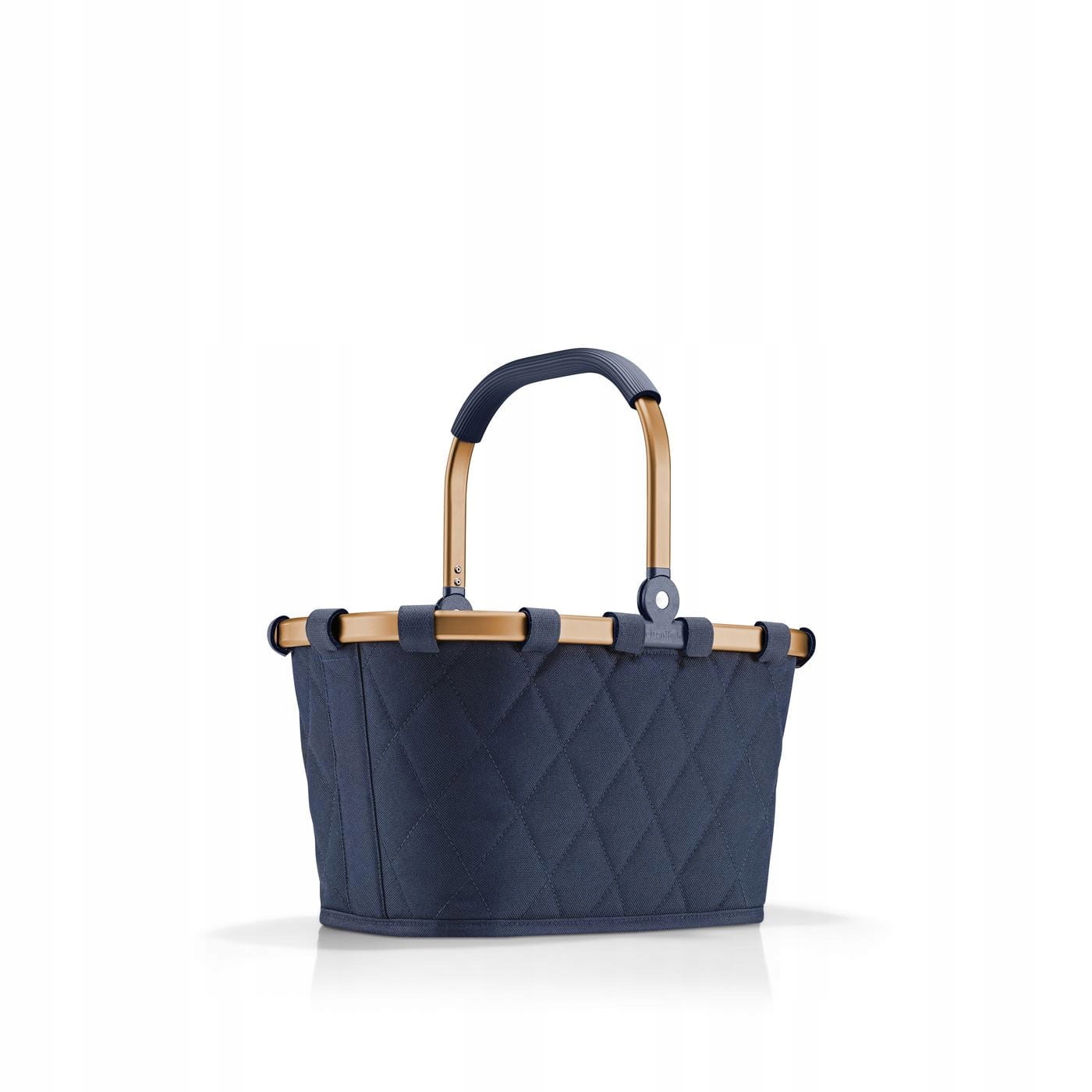 Košík Carrybag Xs Frame, rhombus midnight zlatý, Reisenthel