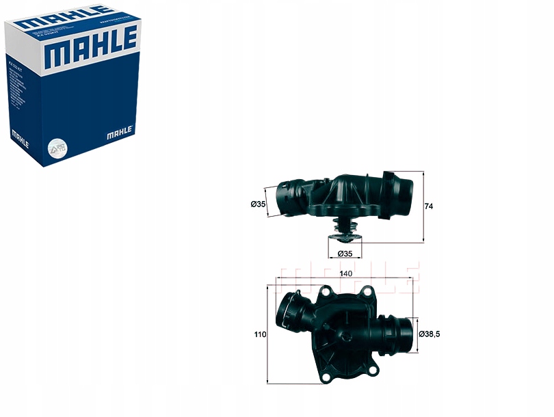 Mahti 233 88 Termostat Bmw 88C E39/46 2,5D/3,0D Asistent řidiče #33