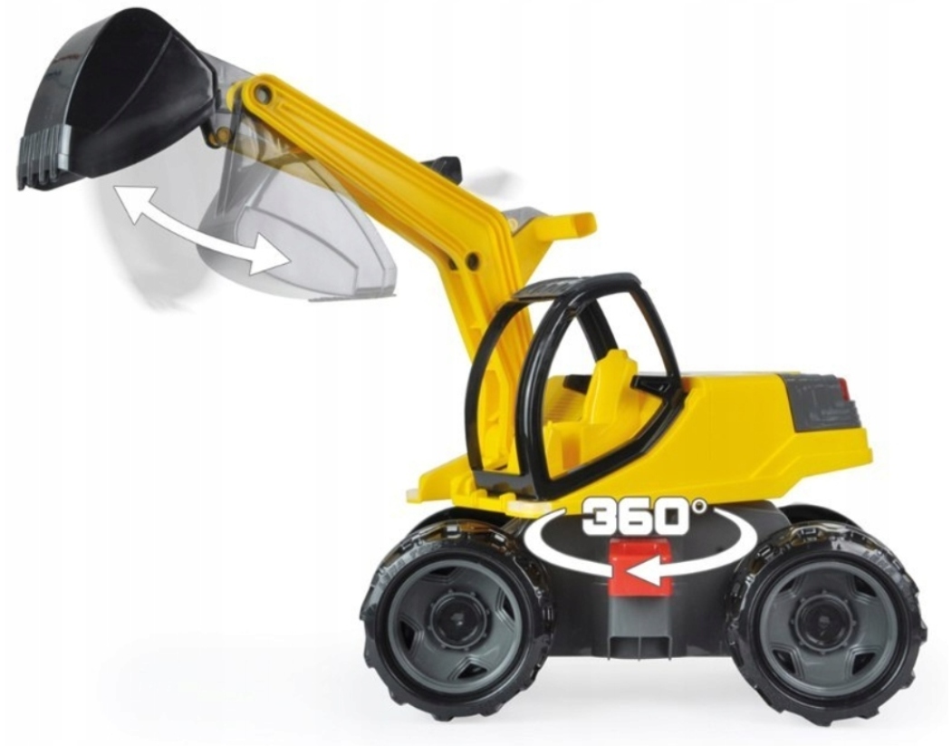 KOPARKA DUŻA NIEMIECKA SOLIDNA ZABAWKA NA PREZENT! Bohater / Bajka brak