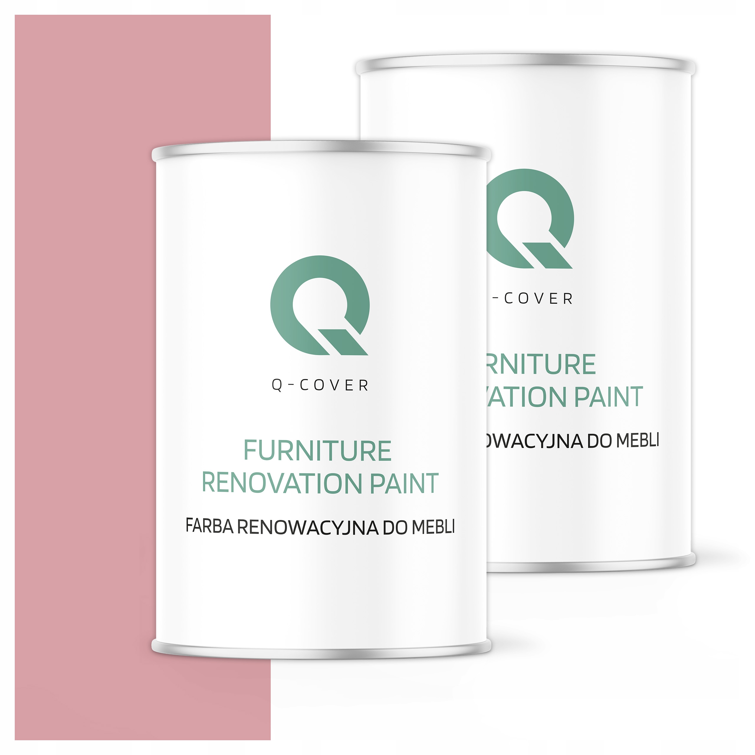 Farba na renováciu nábytku Mdf drevo 1L Ozdobná Ružová svetlá 3015 Lesk