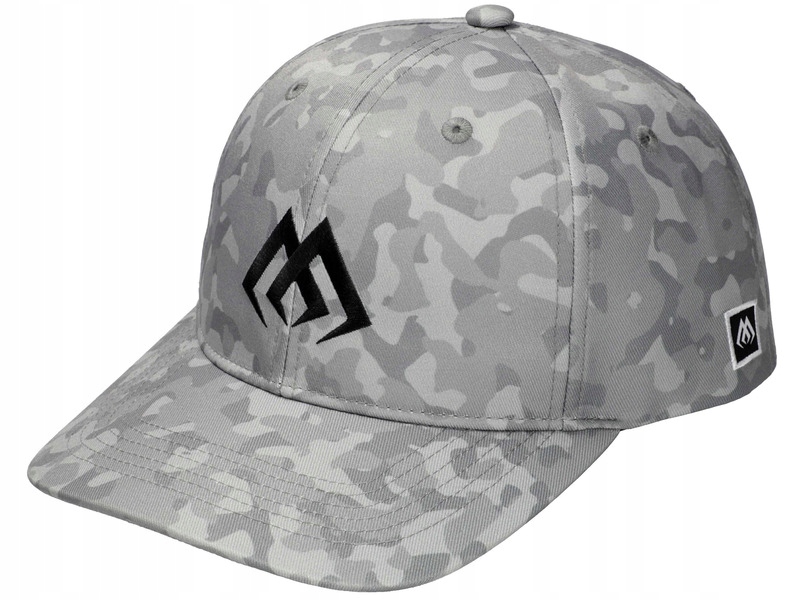 Czapka z daszkiem Mikado Light Camo UM-UB027-LC Szary