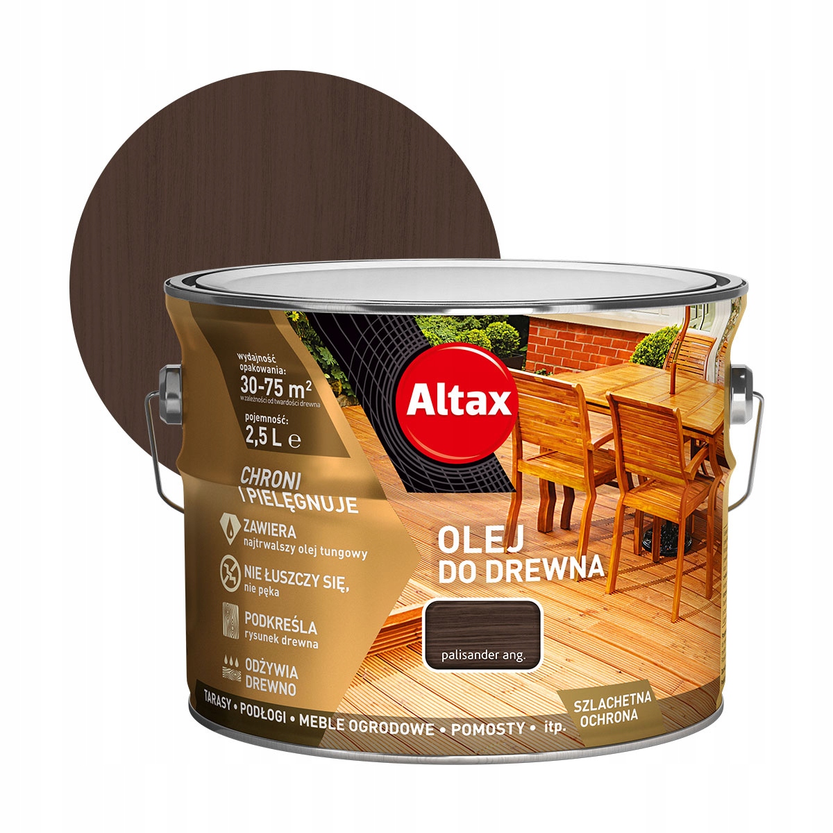 

Altax Olej 2,5L Palisander Angielski