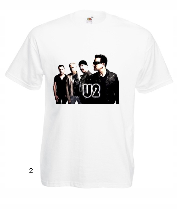 

Koszulki Męskie Wzory U2 Bono One War Koncert