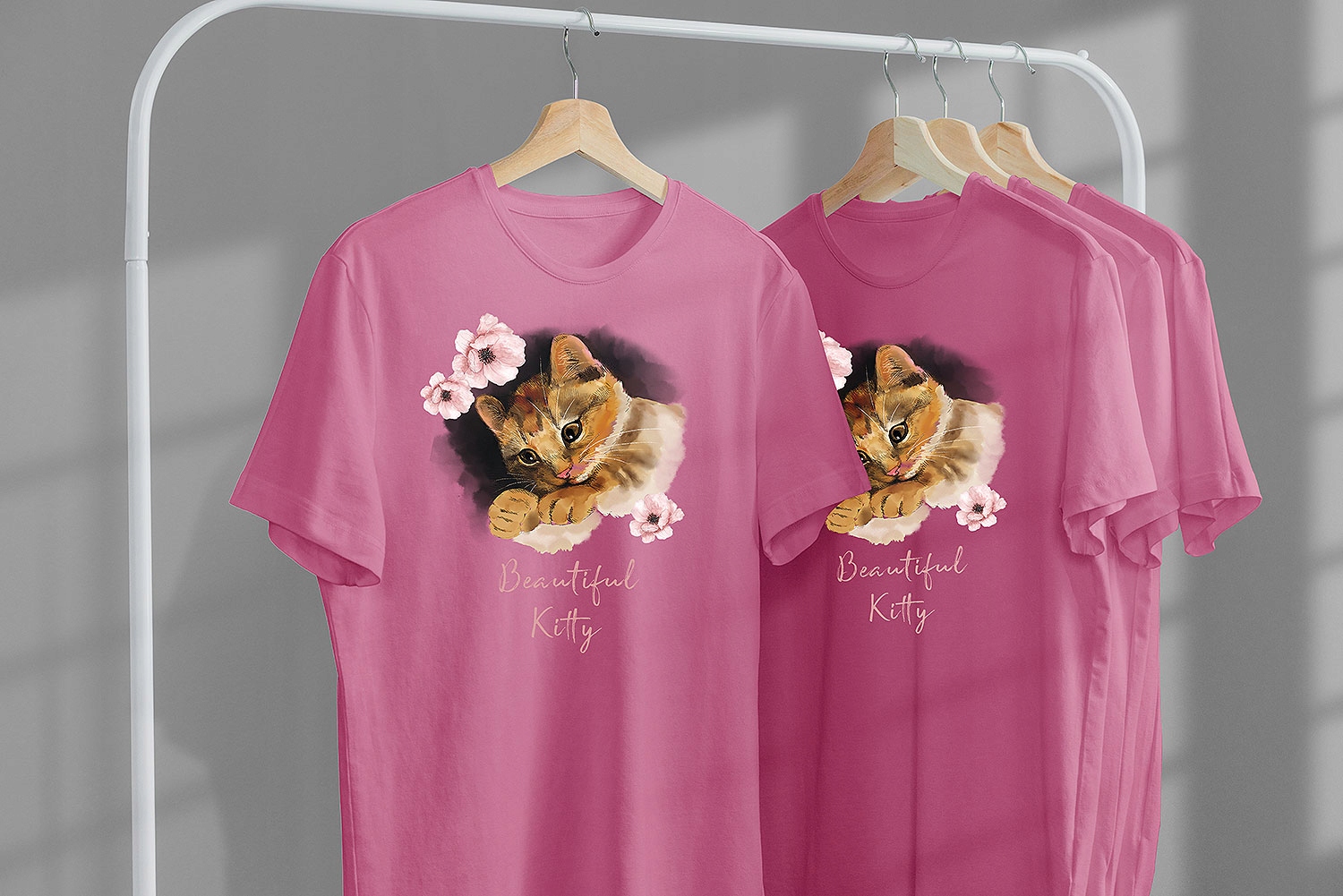 T-SHIRT KOSZULKA DLA DZIECKA KOTY KOTKI 104 SUPER JAKOŚĆ Rozmiar XXS